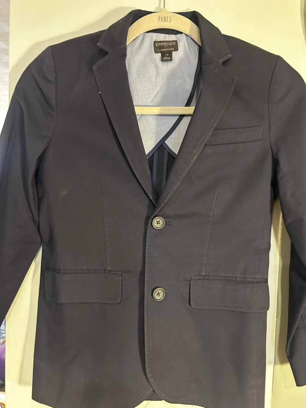 Crewcuts Boys' Dark Navy Two-Button Blazer